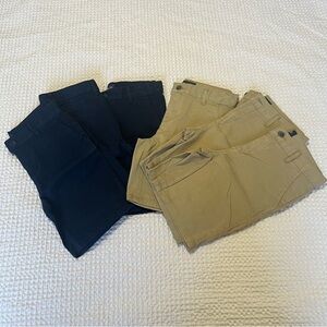 Lot Of 6 Boys Uniform Shorts Size 7 Husky